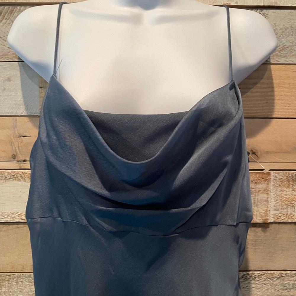 Onyx Nite Evening Gown- Grayish Blue